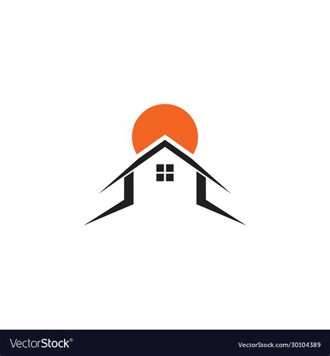 Home Logo Design Template Royalty Free Vector Image