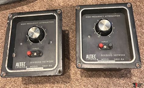 Pair Of Altec Lansing 808 8B Compression Drivers N801 8A Dividing