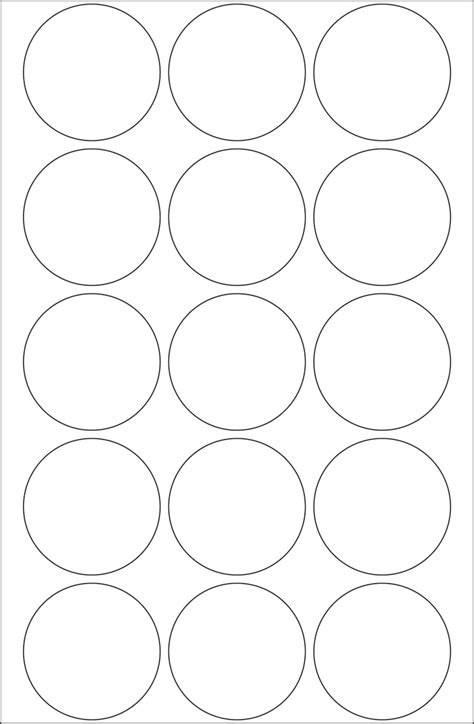 Dot Labels 32mm Round White Permanent Adhesion For Hand Lettering