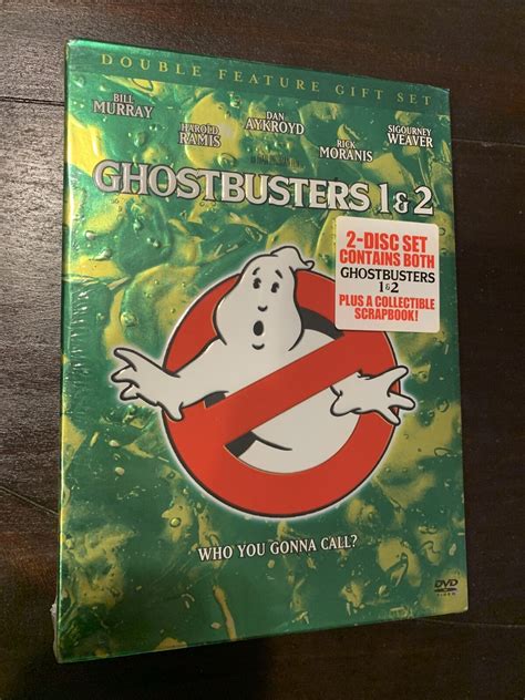 Ghostbusters 1 And 2 Dvd Double Feature T Set Wmovie Scrapbook 2005