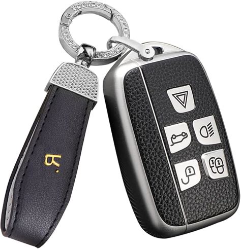 Amazon Ontto Leather Texture Key Fob Cover Fit For Range Rover