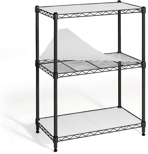 Indigotempest9 Frosted Pvc Waterproof 3 Shelf Wire Rack For Wire Shelf Cover 24 W