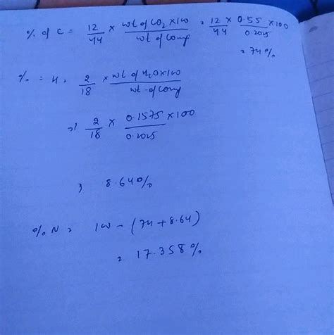 44gm Of A Sample On Complete Combustion Gives 88 Gm CO2 And 36 Gm Of