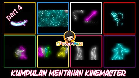 Kinemaster Kumpulan Mentahan Efek Scribble Neon Alight Motion Terbaru