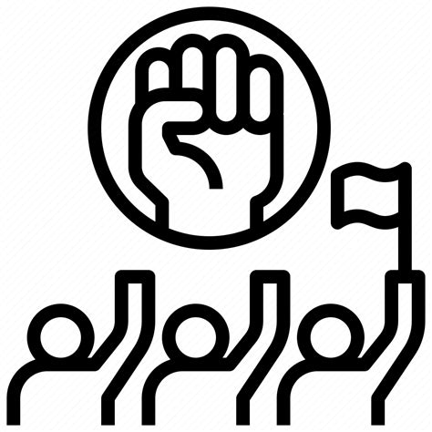 Demonstrate Fight Power Rebellion Revolution Icon Download On Iconfinder