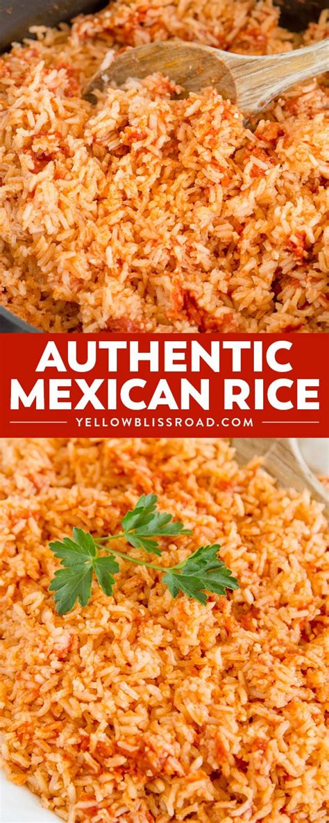 How To Make Authentic Mexican Rice Recipe Mexican Food Recipes