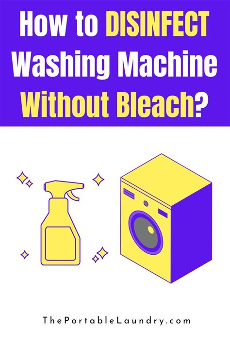 How To Disinfect Washing Machine Without Bleach Easy Steps Artofit