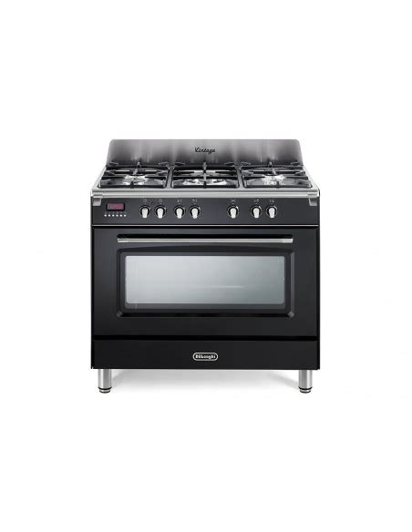 Delonghi MEM 965 NX ED Cucina Gas 5 Fornelli Con Forno Elettrico Da 90