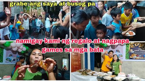 NAMIGAY KAMI NG REGALO AT NAGPAPA GAMES SA MGA BATA GRABE SOBRANG