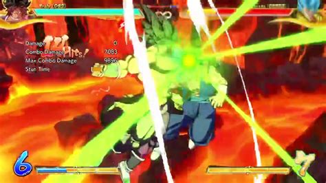 Dragon Ball Fighterz Dbs Broly Solo Tod Combo Youtube