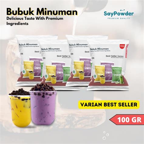 Jual Bubuk Minuman Rasa Premium Gram Serbuk Minuman Kekinian Es