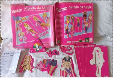 Jogo Barbie Mundo Da Moda Raro Antigo Produto Vintage E Retro Grow