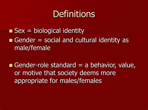 Ppt Sex Differences And Gender Role Development Powerpoint