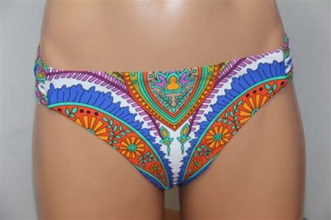 NWT Trina Turk Swimsuit Bikini Bottom Sz 10 Swim Spa Collection Multi