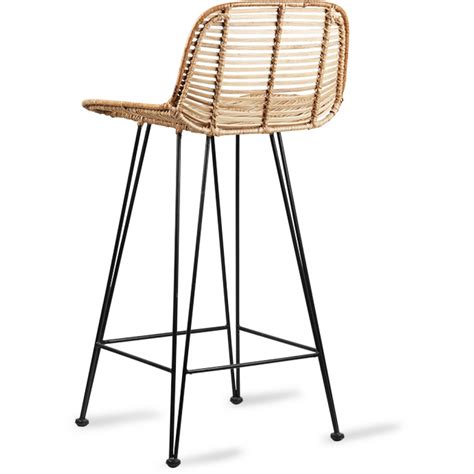 HK Living Rattan Barhocker Natur Nunido In 2020 Barhocker Rattan