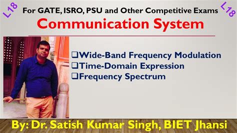 Communication Engg L18 Wide Band Frequency Modulation Time Domain