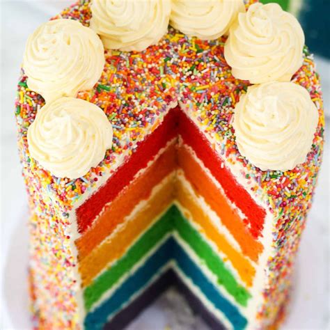 Rainbow Birthday Cake Recipe