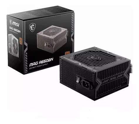 Fuente De Poder 650w Gamer Msi 80 Plus Bronze Mag A650bn Atx MercadoLibre