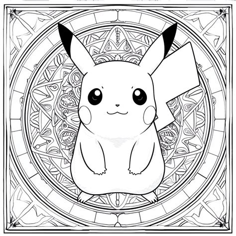 Disegni Da Colorare Di Pikachu