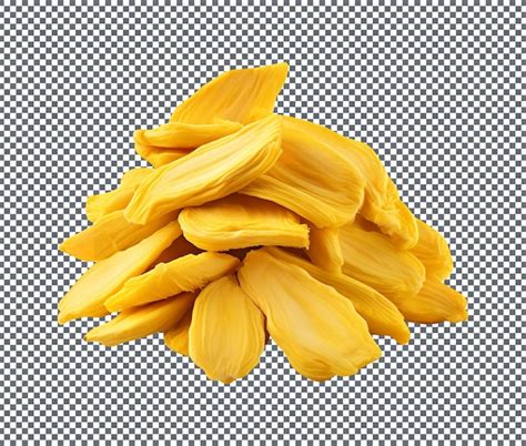 Premium Psd Yummy Jackfruit Dried Isolated On White Background