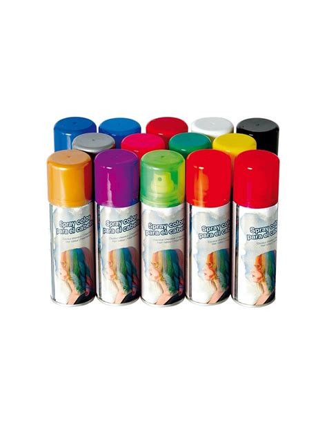 Spray Color De 125 Mililitros Varios Colores Para Cabello