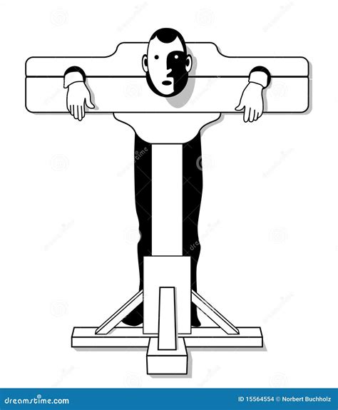 Torture Device Set Sketch Vector Illustration