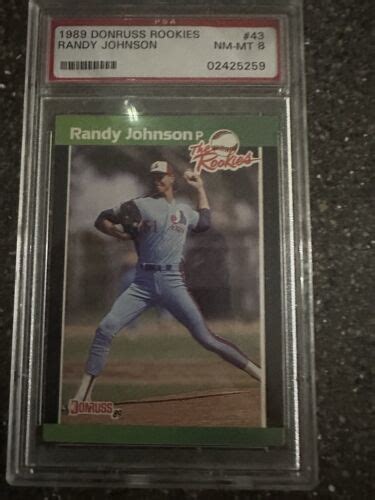 1989 Donruss The Rookies 43 Randy Johnson RC EBay