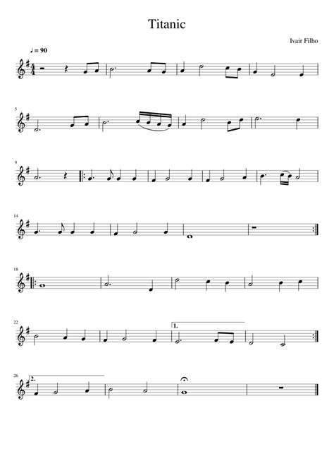 Titanic theme song sheet music for violin - bxedelivery