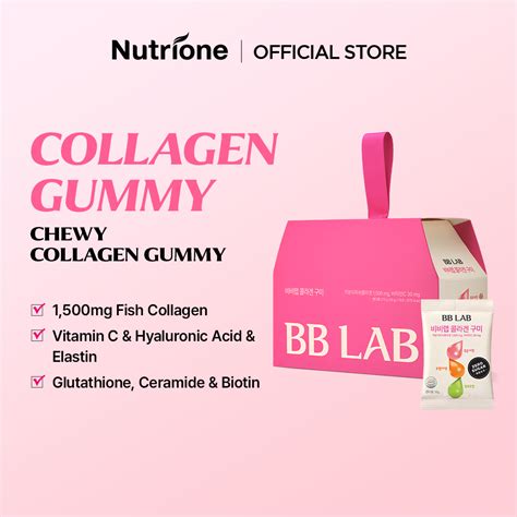 NUTRIONE BB LAB Collagen Gummy 18g X 15 Packs 1 BOX Shopee Malaysia