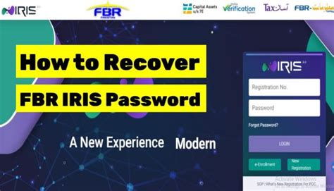 How to Recover Your FBR IRIS Password Without Email 2024 » The ...