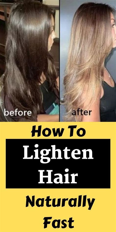 How To Lighten Hair Naturally And Add Highlights How To Lighten Hair