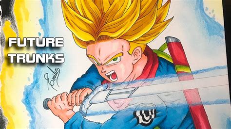 Como Dibujar A Trunks Del Futuro Future Trunks Con La Genki Espada