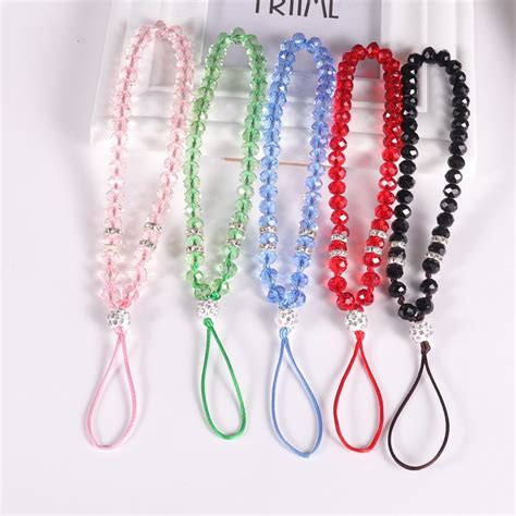 Jual Phone Strap Gantungan Hp Aestetic Batu Crystal Ceko Shopee Indonesia