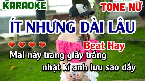 T Nh Ng D I L U Karaoke Tone N D H T Beat Hay Nh C S Ng Linh