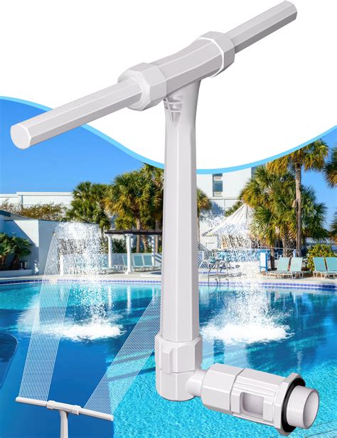 Pool Fountain Above Swimming Pools Adjustable Water Dual Spray