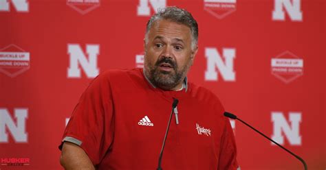 Five Takes From Matt Rhule S Summer Nebraska Press Conference