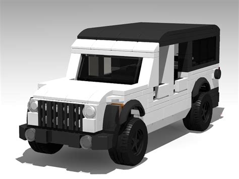 Lego Moc Jeep Wrangler By The Lego Master Rebrickable Build With Lego