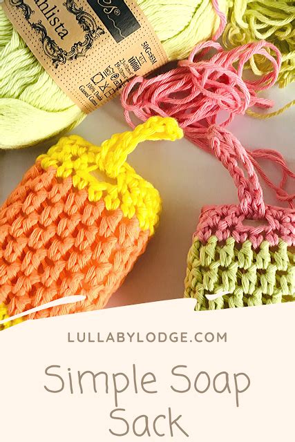 Simple Soap Sack Free Crochet Pattern Part Of The 2020 Charity Stash