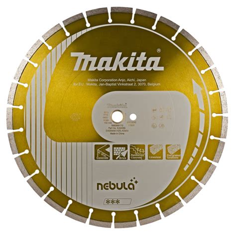 B 54069 MAKITA Disc Diamantat Segmentat Pentru Beton 400x25 4x3mm