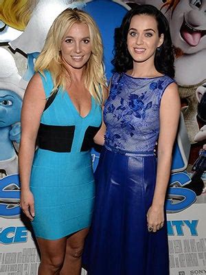 Britney Spears Katy Perry Smurfs 2 Premiere Pics