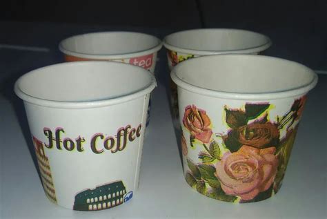 Ml Coffee And Tea Paper Cup Packet Size Pieces At Rs Box