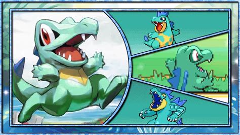 Live Shiny Totodile Evos On Pokemon Heartgold After Starters