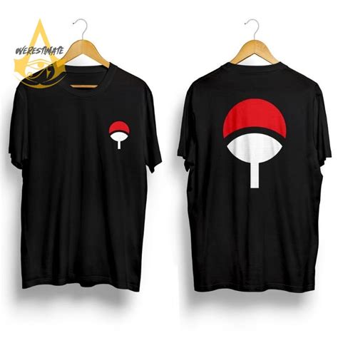 Jual Kaos Pria Kaos Logo Uciha Kaos Anime Naruto Shippuden Kaos Lambang