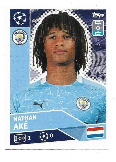 Champions League Topps N Mci Nathan Ake Manchester City