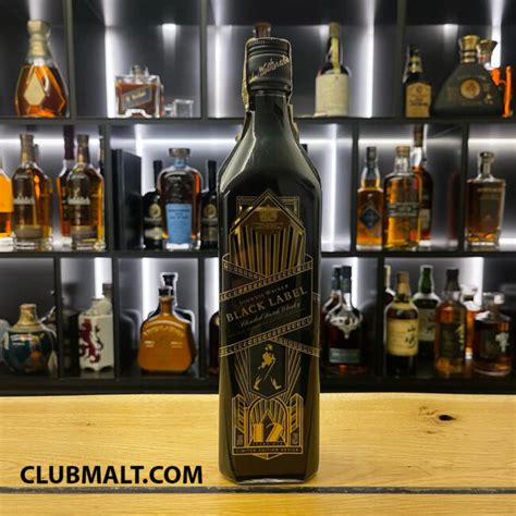 Johnnie Walker Black Label Art Deco 70cl Without Box Club Malt