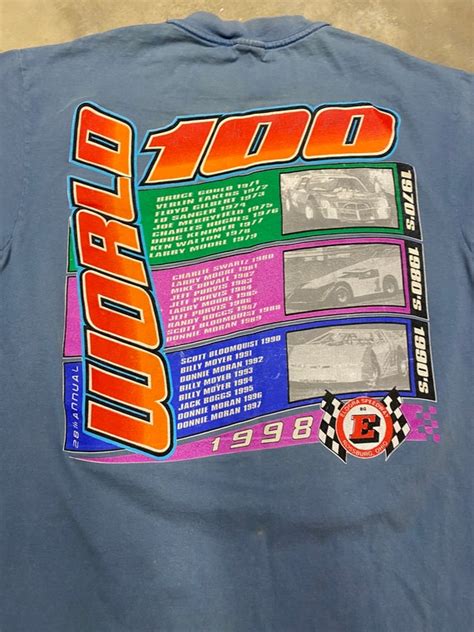 Vintage 1998 Eldora Speedway 28th Annual World 100 Di Gem