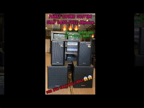 Paket Sound System Full Sett DBvoice Siap Ngejob Tranding Viral