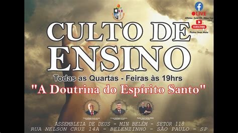 Culto de Ensino A Doutrina do Espírito Santo A Promessa do