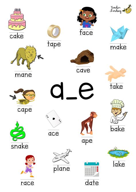 Long Vowel Magic E Words