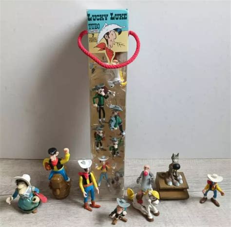 LOT 15 FIGURINE Lucky Luke Coffret Plastoy Tubo Neuf Ma Dalton